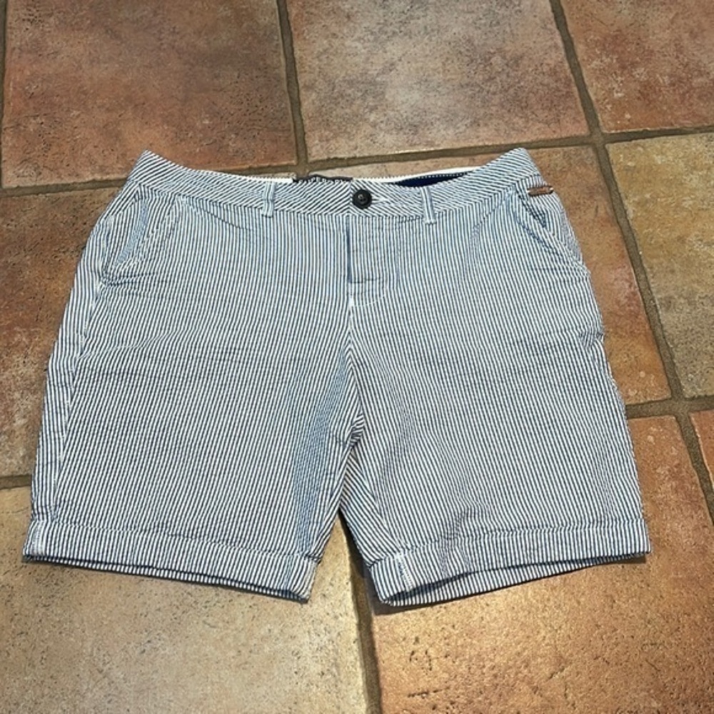 Superdry premium Chino seersucker shorts